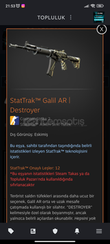 Stattrak galil-ar destroyer 