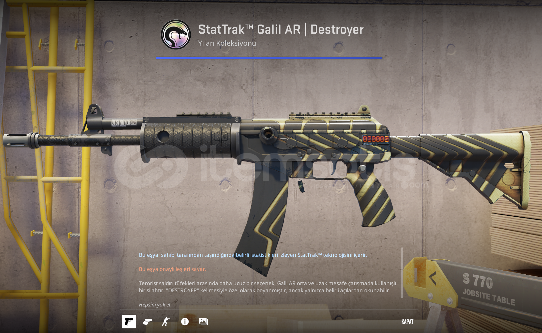 ⚡ StatTrak™ Galil AR | Destroyer ⚡ StatTrak™ Galil AR | Destroyer