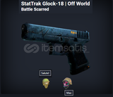 StatTrak Glock-18 Off World Battle Scarred