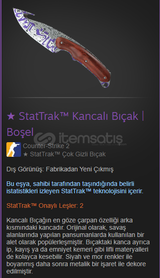 ★ StatTrak™ Kancalı Bıçak | Boşel Factory New