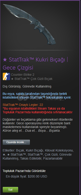 ★ StatTrak™ Kukri Bıçağı | Gece Çizgisi