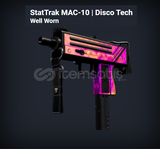 StatTrak MAC-10 Disco Tech Well Worn