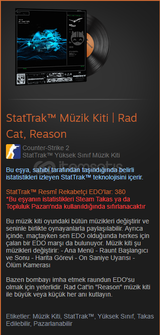 StatTrak™ Music Kit | Rad Cat, Reason