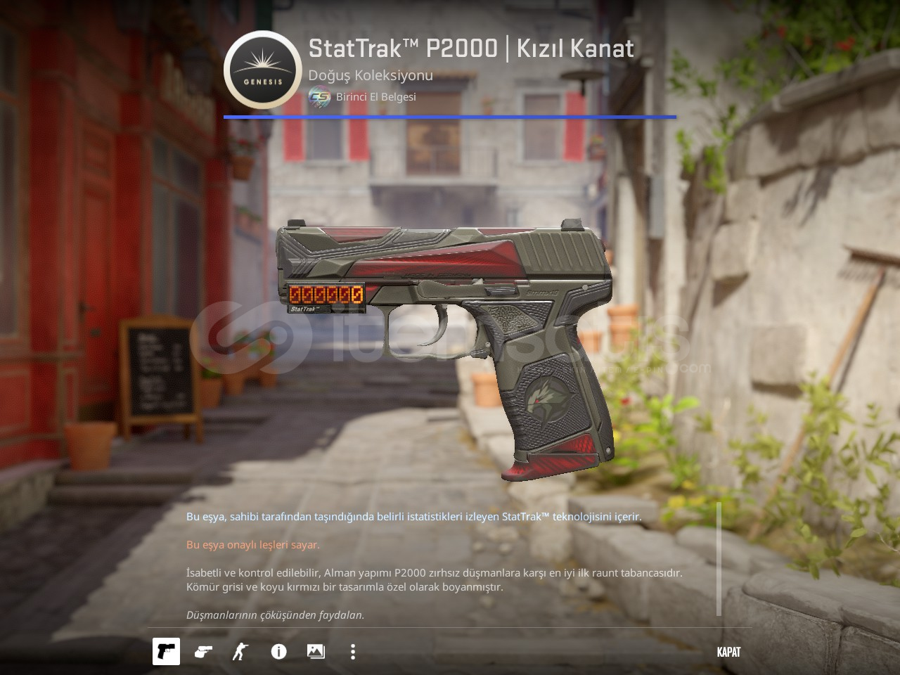 StatTrak™ P2000 | Kızıl Kanat (FT) StatTrak™ P2000 | Kızıl Kanat (FT)