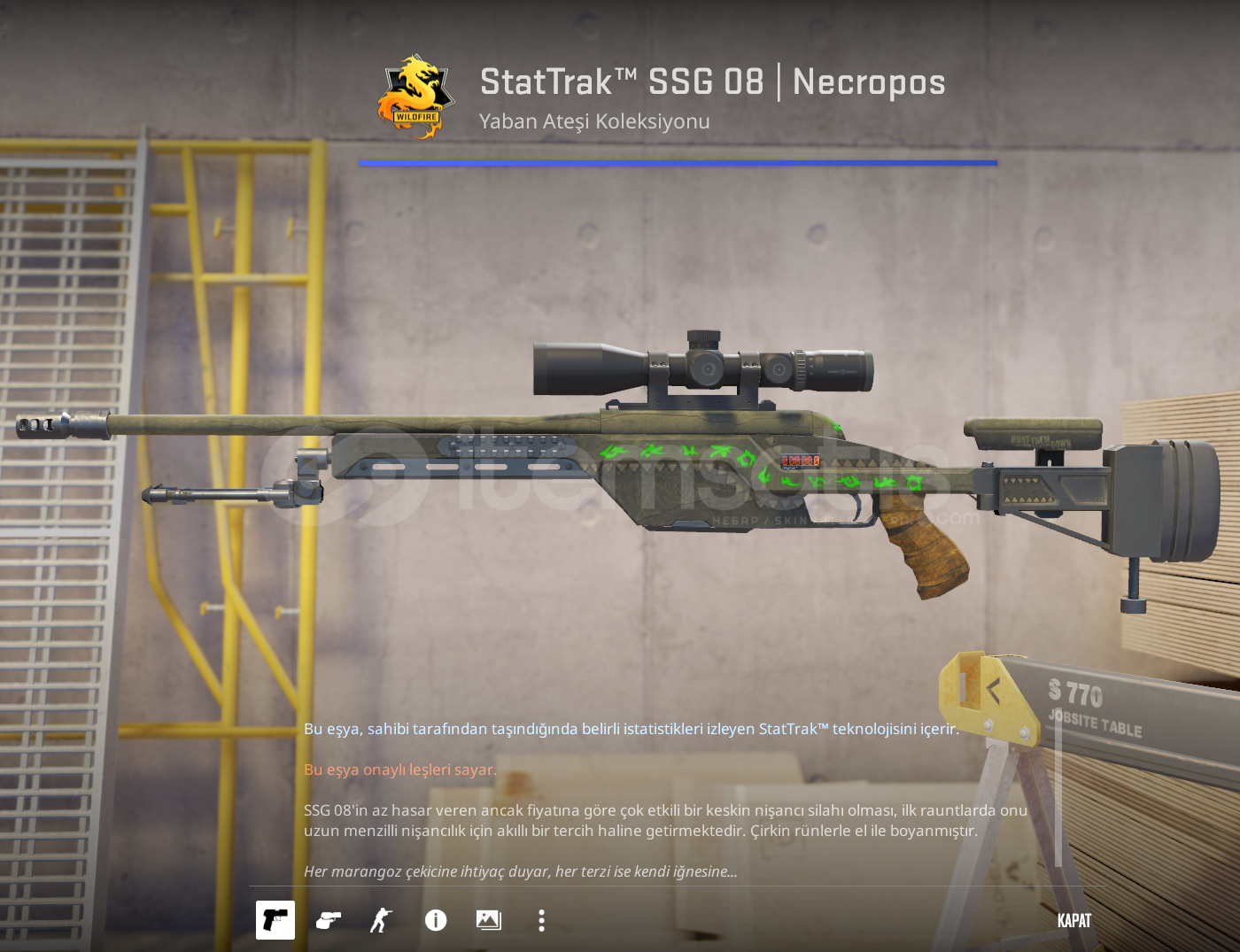 StatTrak™ SSG 08 | Necropos (Field-Tested) StatTrak™ SSG 08 | Necropos (Field-Tested)