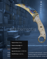 StatTrak Talon Knife Case Hardened Minimal wear
