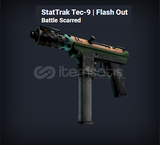 StatTrak Tec-9 Flash Out Battle Scarred