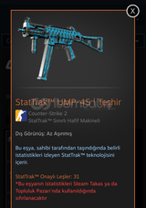 ⭐StatTrak™ UMP-45 | Teşhir