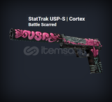 StatTrak USP-S Cortex Battle Scarred 2