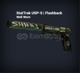 StatTrak USP-S Flashback Well Worn 2