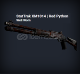 StatTrak XM1014 Red Python Well Worn