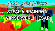 ☘️Steal A Brainrot Vip Server Hesabı☘️OT0 TESLİM