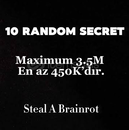 Steal A Brainrot 10 Random Secret