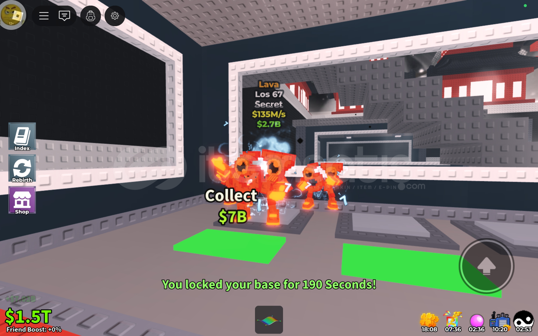 Steal a brainrot 135m lava Los 67 Steal a brainrot 135m lava Los 67