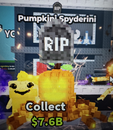 [STEAL A BRAİNROT] 2.9m/s Pumpkini Spyderini