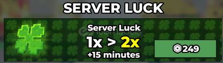 2x Server Luck - Steal a Brainrot 