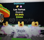 [STEAL A BRAINROT] 3.2m/s Diamond Los Tortus