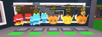 Steal A Brainrot 3 los 2 spoky lucky blokc