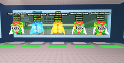 Steal a brainrot 5x Festive Lucky Block Steal a brainrot 5x Festive Lucky Block