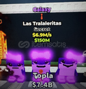 STEAL A BRAINROT 6.9m/s Galaxy Las Tralaleritas STEAL A BRAINROT 6.9m/s Galaxy Las Tralaleritas