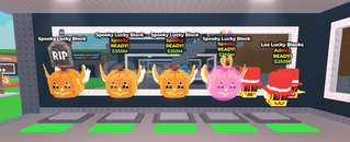 Steal A Brainrot 4 spooky 1 los lucky block