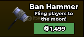 Steal a Brainrot Ban Hammer Steal a Brainrot Ban Hammer