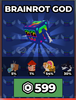 Steal a Brainrot Brainrot God Luck Block