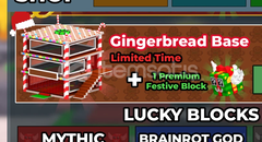 Steal A Brainrot Gingerbread Base