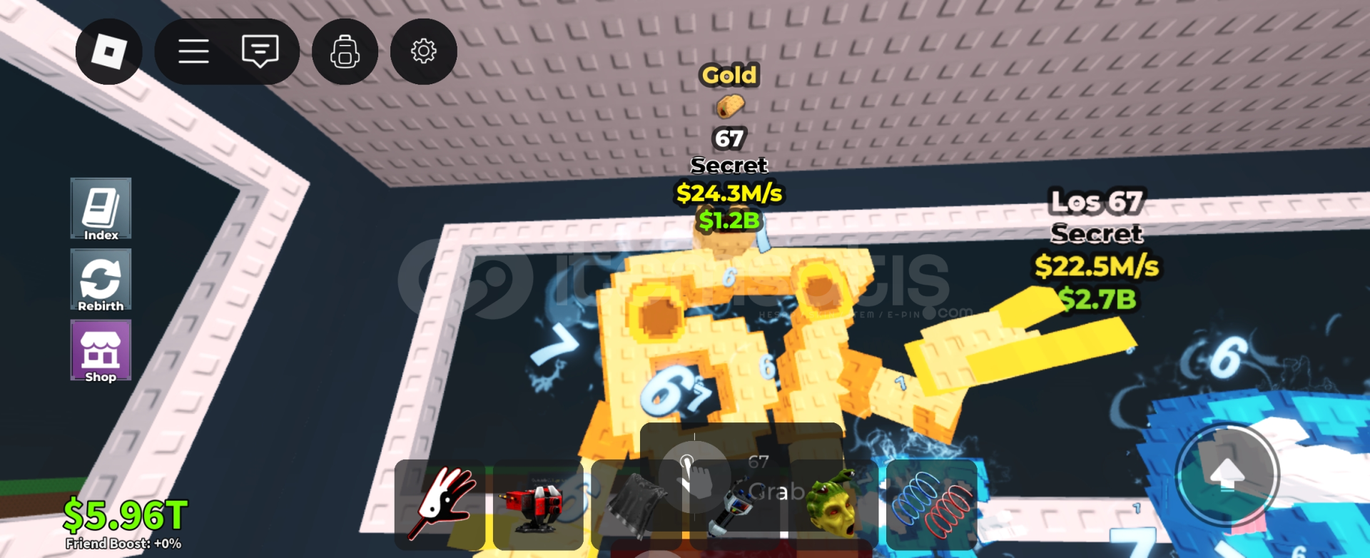 Steal a brainrot gold 67 taco efektli (24.3m/sn) Steal a brainrot gold 67 taco efektli (24.3m/sn)