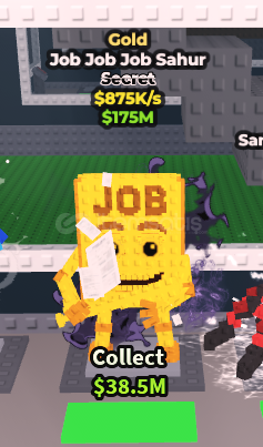 Steal A Brainrot Gold Job Job Job Sahur Steal A Brainrot Gold Job Job Job Sahur
