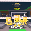 Steal A Brainrot Gold Los Jobcitos