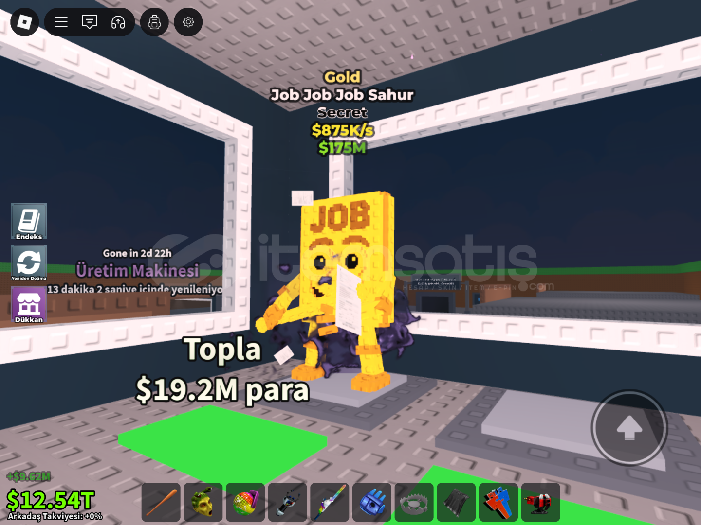 STEAL A BRAİNROT | JOB JOB SAHUR GOLD 875K/s  STEAL A BRAİNROT | JOB JOB SAHUR GOLD 875K/s