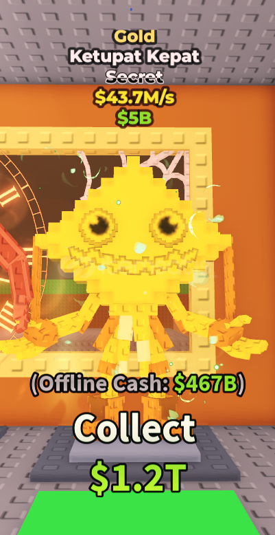 Steal a Brainrot Ketupat 43m/s GOLD Steal a Brainrot Ketupat 43m/s GOLD