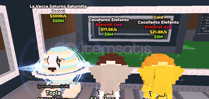 steal a brainrot la vacca saturno saturnati  steal a brainrot la vacca saturno saturnati