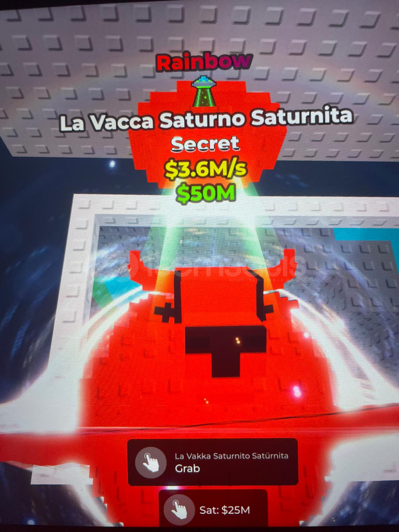 Steal a Brainrot La Vacca Saturno Saturnita Steal a Brainrot La Vacca Saturno Saturnita