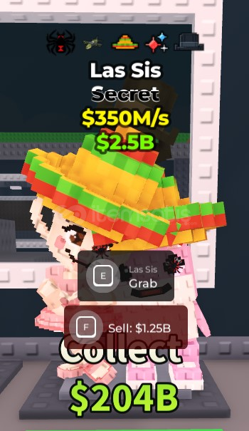 Steal a Brainrot / Las Sis (350m) Steal a Brainrot / Las Sis (350m)