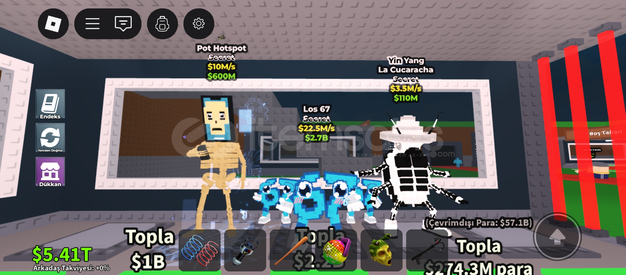 Steal a brainrot-Los 67-Pot hotspot- en ucuzu  Steal a brainrot-Los 67-Pot hotspot- en ucuzu