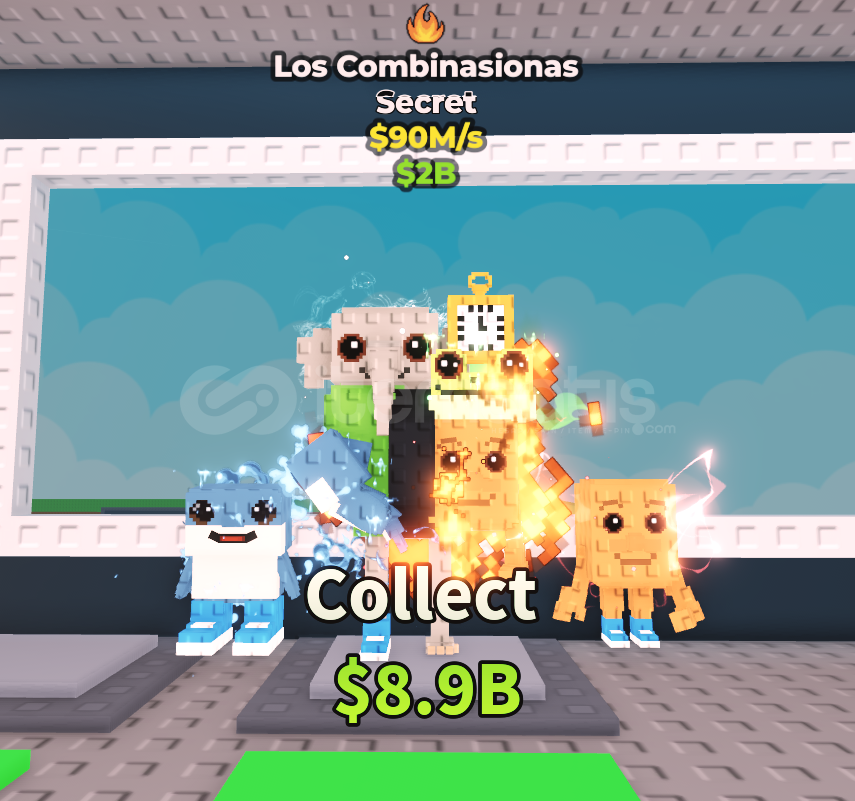 Steal A Brainrot Los Combinasionas Saniyede 90M Steal A Brainrot Los Combinasionas Saniyede 90M