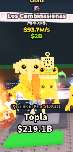 STEAL A BRAINROT LOS COMBO GOLD 93.7 M  STEAL A BRAINROT LOS COMBO GOLD 93.7 M