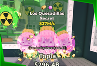 ⭐Steal A Brainrot Los Quesadillas⭐27M+