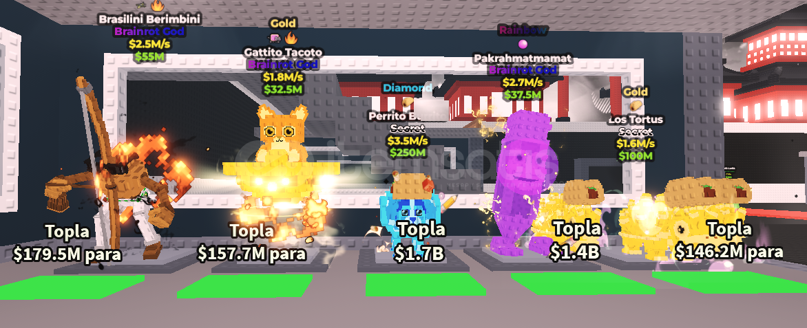 Steal A Brainrot Milyon paket v3 20 tl! Steal A Brainrot Milyon paket v3 20 tl!