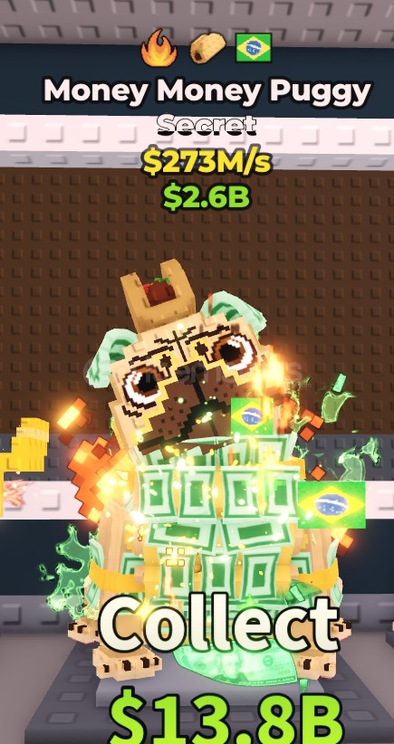 Steal a Brainrot / Money Money Puggy (273m) Steal a Brainrot / Money Money Puggy (273m)