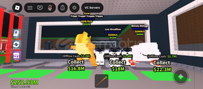 Steal a brainrot pet 3 adet