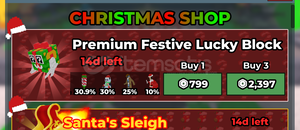 Steal A Brainrot Premium Festive Lucky Block x1