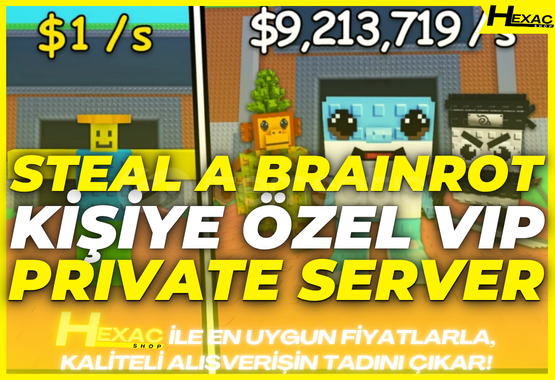 ⭐️Steal a Brainrot Private VIP |✅Özel Sunucu! ⭐️Steal a Brainrot Private VIP |✅Özel Sunucu!