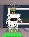 Steal A Brainrot Quesadilla crocodila 64,5/S Steal A Brainrot Quesadilla crocodila 64,5/S