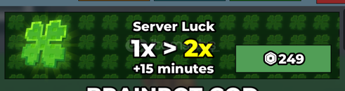 Steal a Brainrot Server Luck