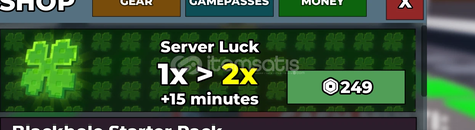 Steal a Brainrot Server Luck x2