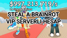 ☘️Steal A Brainrot Vip Server Hesabı☘️0T0 TESLİM ☘️Steal A Brainrot Vip Server Hesabı☘️0T0 TESLİM
