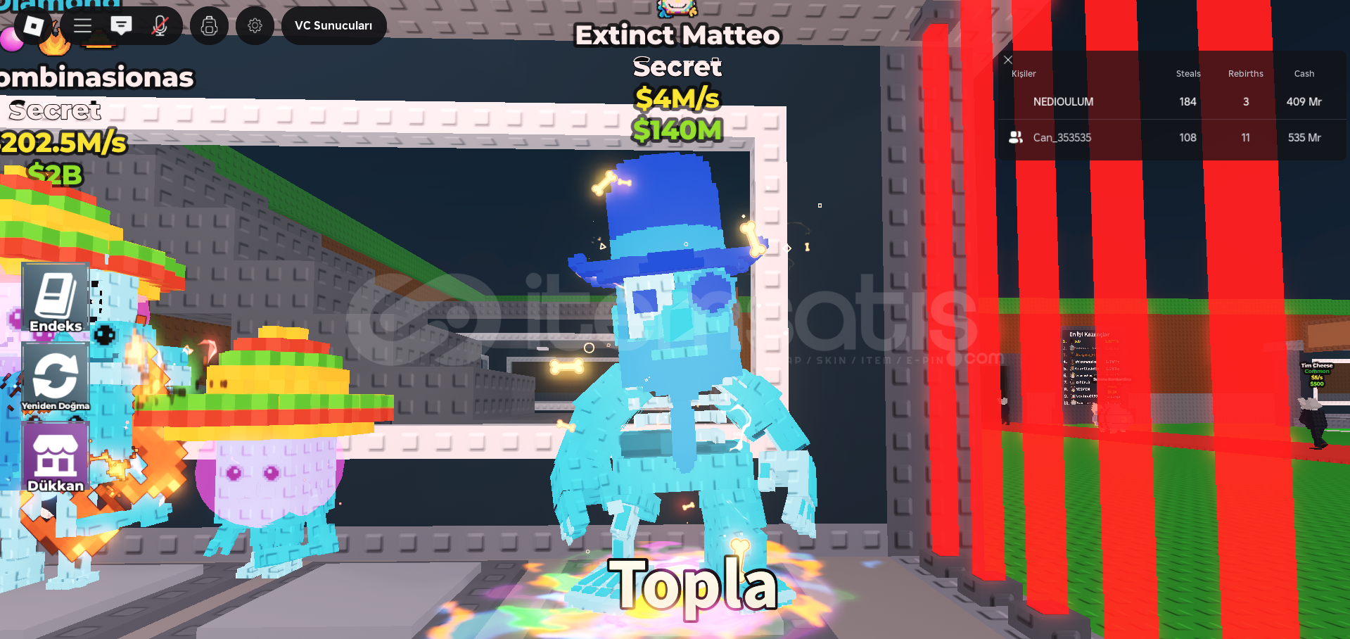 STEAL A BRAİNROTTT 4 ML EXTİNK MATEOOO EN UCUZU